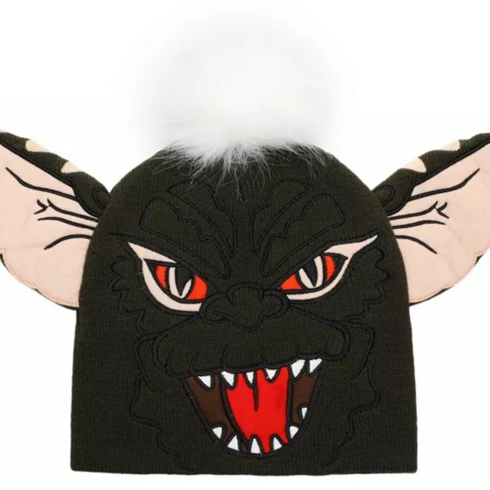 NEW w/Tag Gremlins Stripe Big Face Knit Beanie New w/Tag ~ FAST SHIPPING!